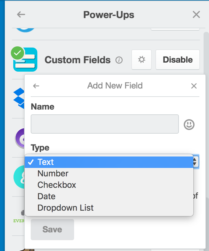 Custom Fields